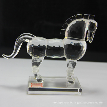 Wholesale figurines de cheval de cristal pour les cadeaux